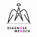Diagnose Mensch Logo. Branding. (Sticker (Kreis)) (26)
